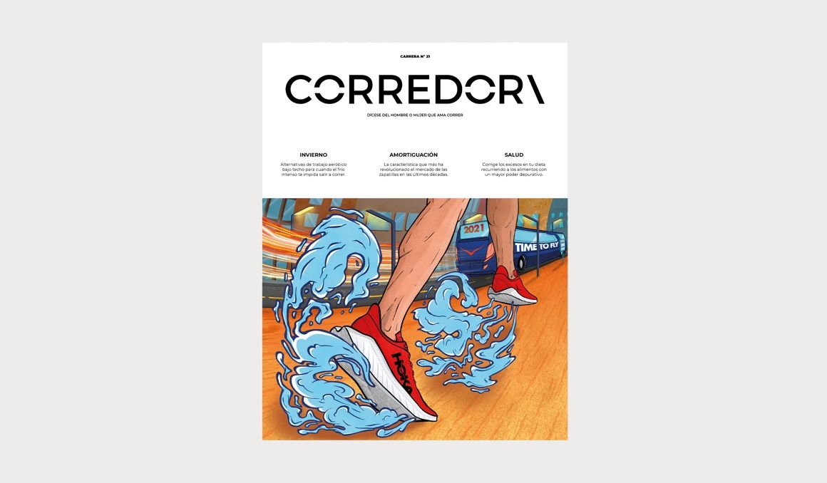 Ya en los quioscos el número 21 de la revista Corredor. Ilustración: Marta Carreño y Pablos Gª Carreño.