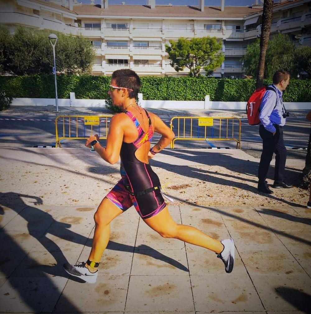 Disfrutando en la carrera de un tri Disfrutando en la carrera de un tri