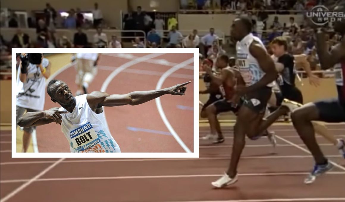 El impresionante vídeo en cámara lenta de Bolt en Mónaco