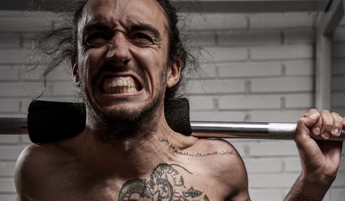 Una imagen de Fernando Carro durante un entrenamiento de gimnasio. Foto Jaime de Diego