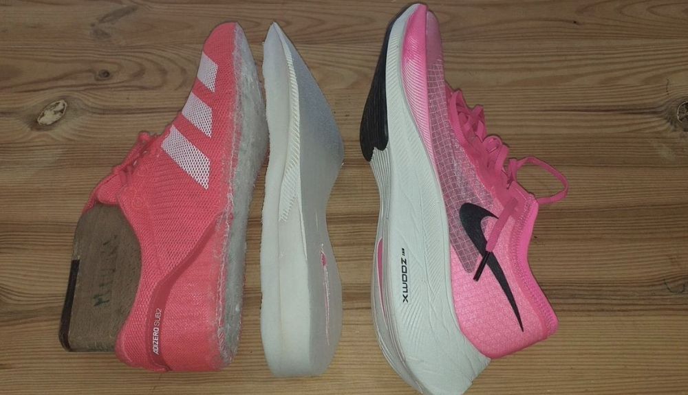 Híbrido de adidas Adizero Sub2 y Nike Vaporfly Next% Híbrido de adidas Adizero Sub2 y Nike Vaporfly Next%