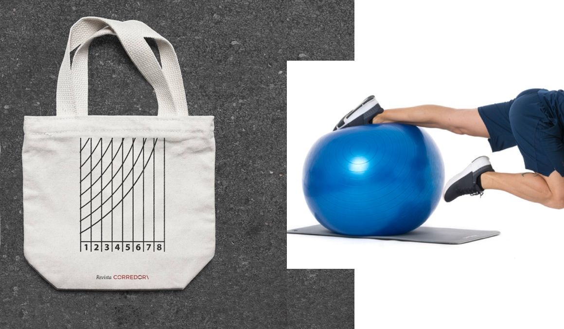 Fitball y Tote Bag de la revista CORREDOR por 4,95€