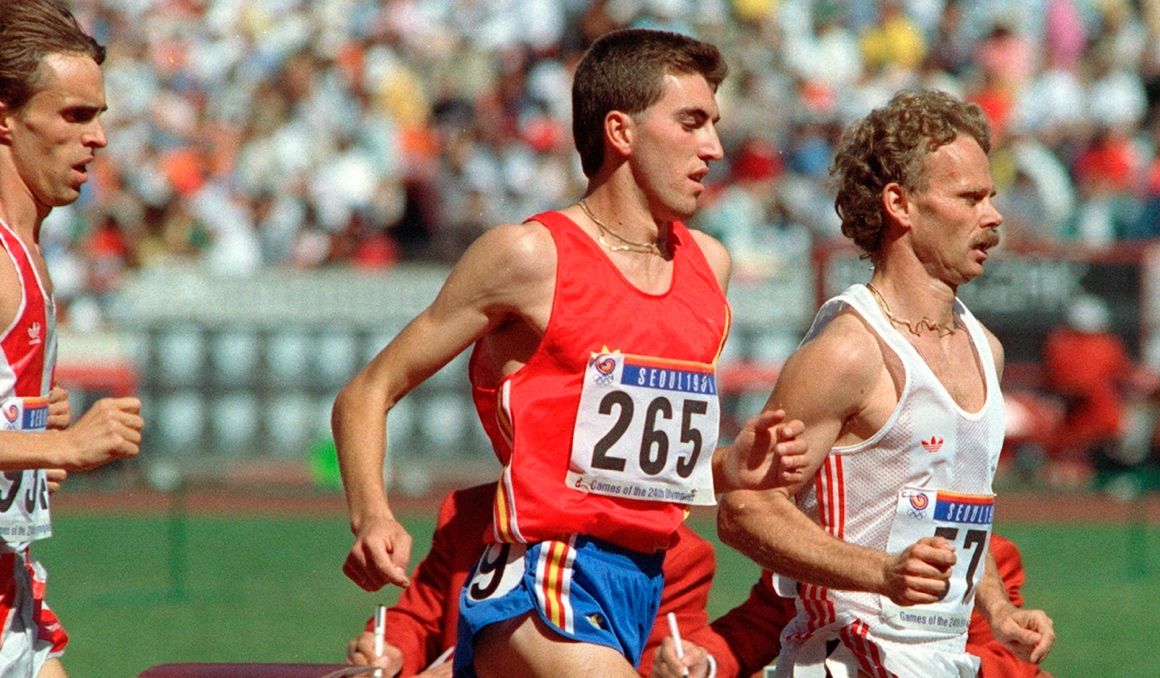 Alejandro Gómez en sus primeros Juegos Olímpicos, los de 1988. Foto: EFE.
