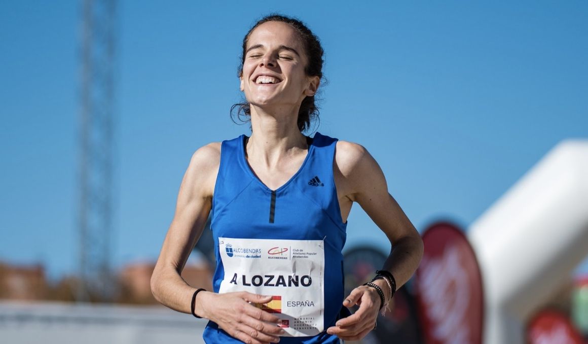 Una imagen de Ana Lozano en el Cross de Alcobendas. Foto Sportmedia