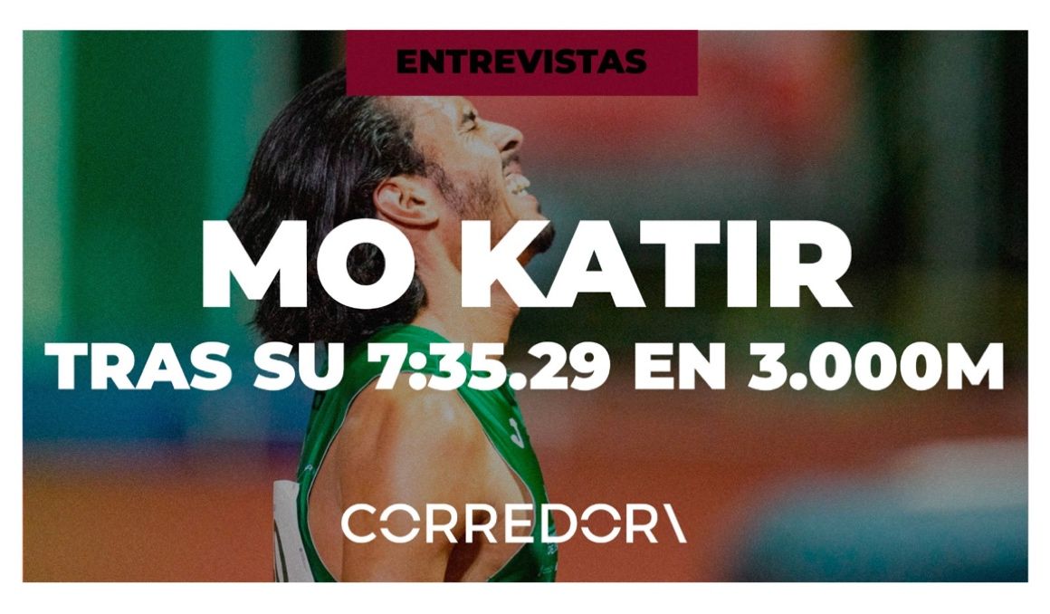 Una charla en directo con Mo Katir. Foto: Sportmedia