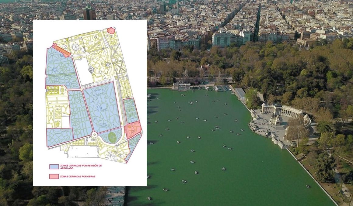 Las zonas en las que se podrá correr en el Retiro a partir del lunes