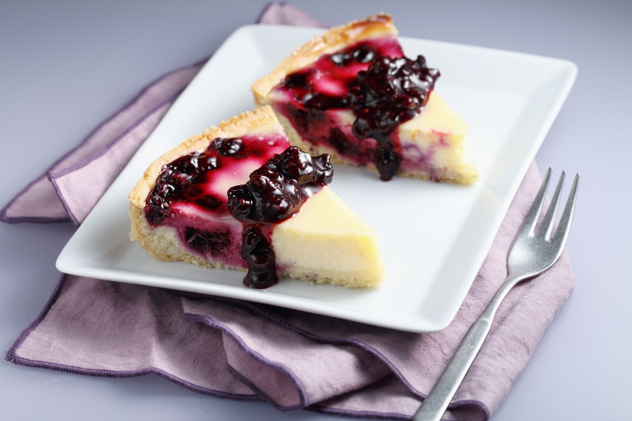Tarta FIT de queso ricotta