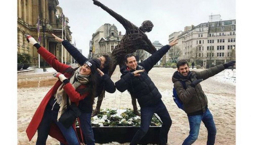 Periodistas que sueñan con ser Usain Bolt...