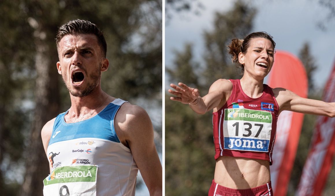 Carlos Mayo e Irene Sánchez Escribano, de nuevo reyes del cross