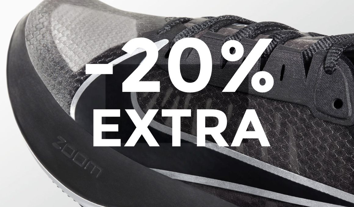  20% extra en los productos ya rebajados de Nike