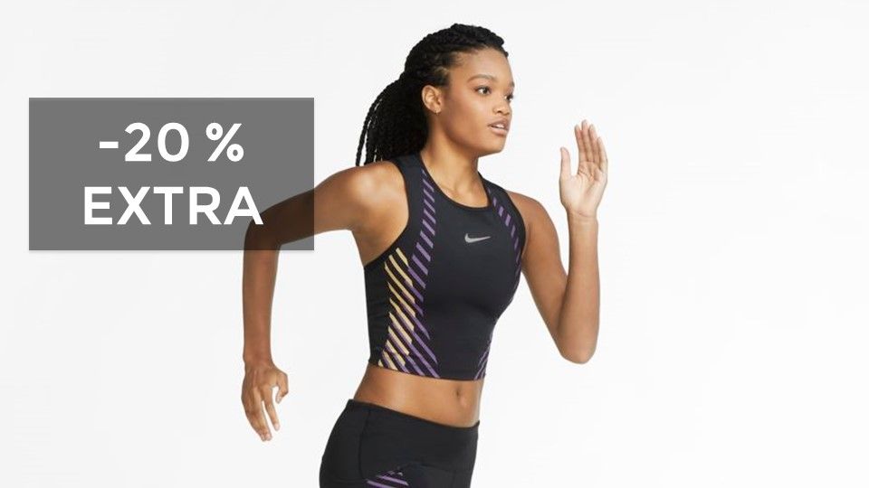 Aprovecha el 20% extra en los productos ya rebajados de Nike