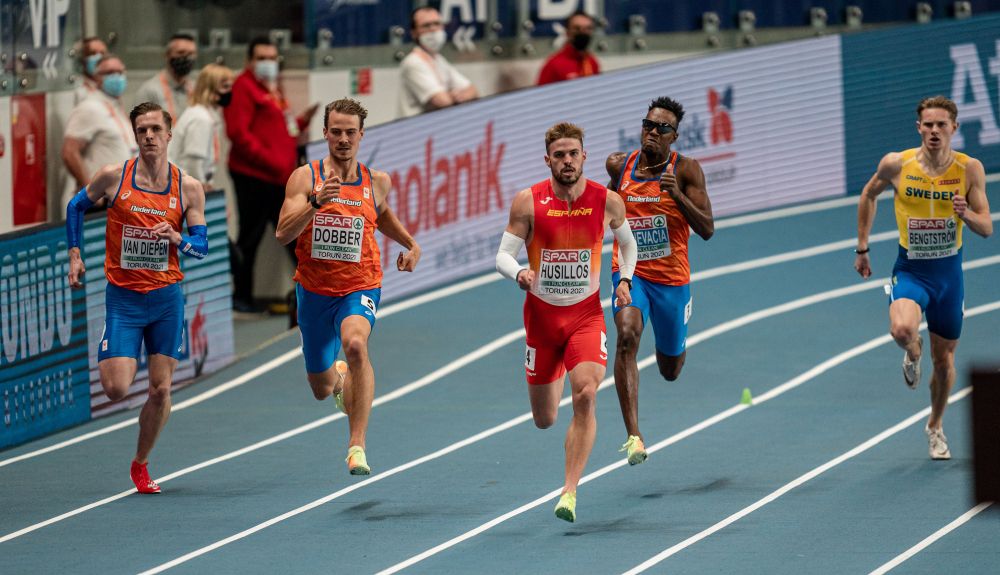 Así logró Óscar Husillos el histórico oro en Toruń. Foto: Sportmedia.