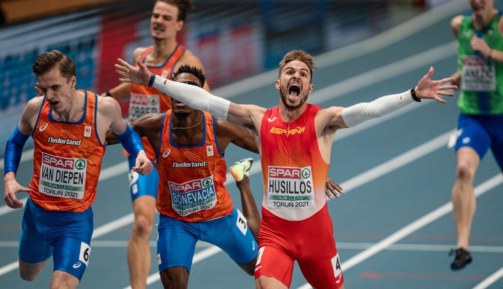 10 imágenes del histórico oro de Óscar Husillos en Toruń