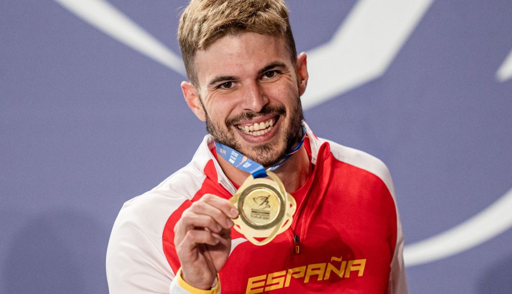 10 imágenes del histórico oro de Óscar Husillos en Toruń 10 imágenes del histórico oro de Óscar Husillos en Toruń