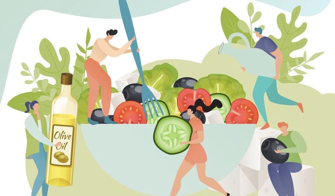 Perder peso con salud con los 17 pasos de la dieta mediterránea 