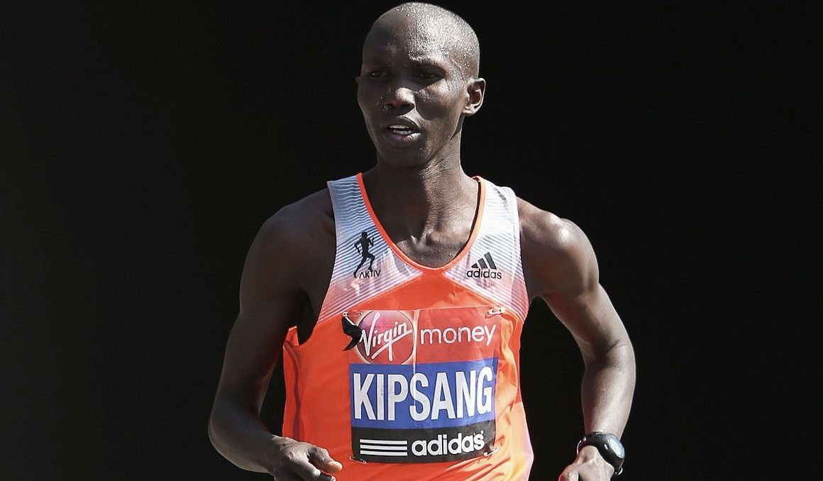 El atleta keniano Wilson Kipsang en el Maratón de Londres. Foto: EFE.