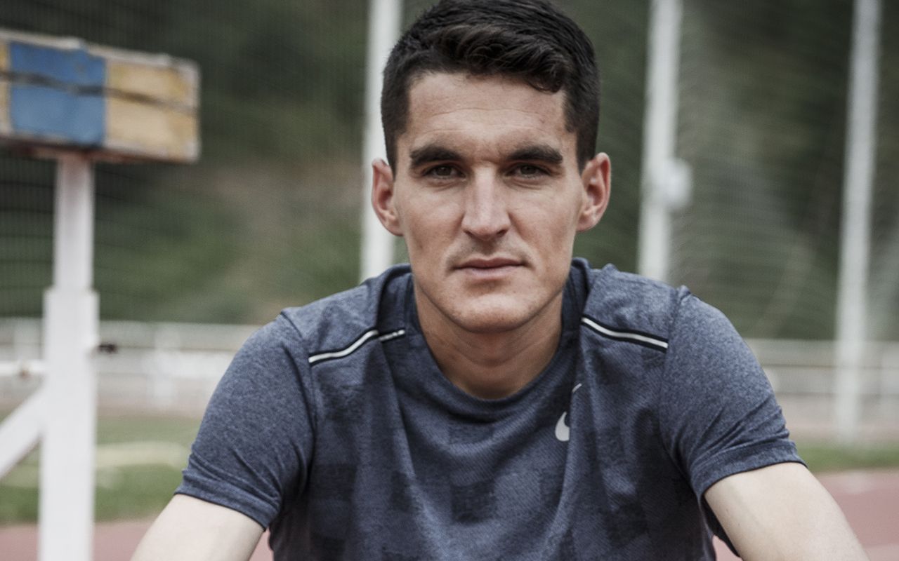 El maratoniano Daniel Mateo, que intentará el récord de España de la hora el próximo 20 de abril.