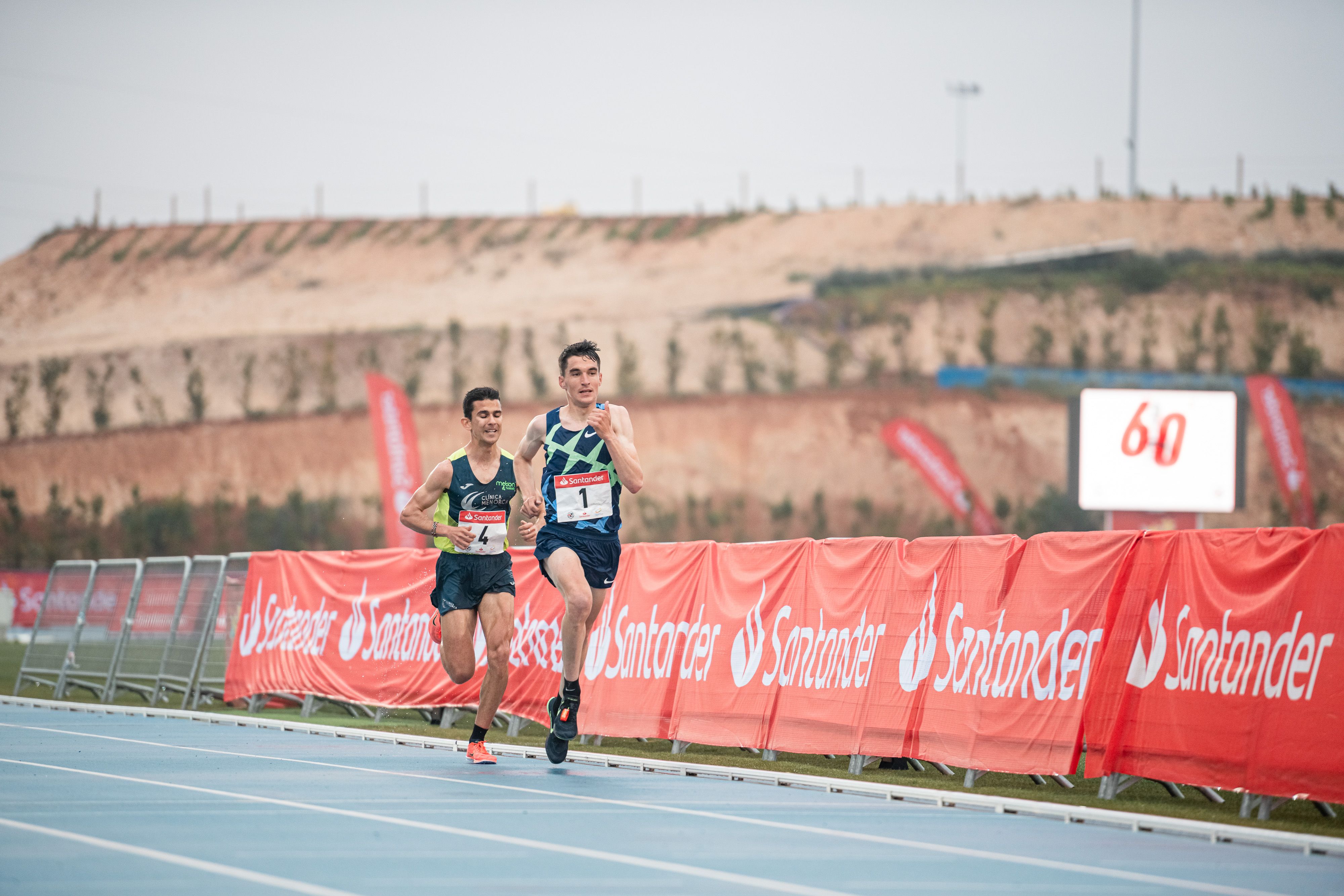 Justo antes de cumplirse la media hora de prueba, Mateo y Bascuñana fueron dándose relevos. Foto: Sportmedia.