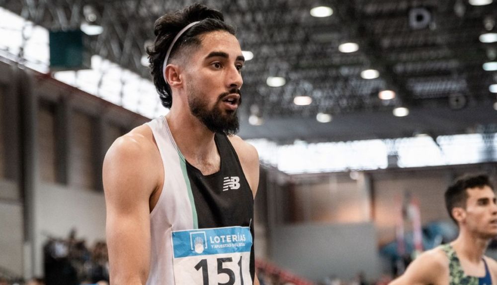 Saúl Ordóñez en el Campeonato de España en pista cubierta 2020. Foto: Sportmedia Saúl Ordóñez en el Campeonato de España en pista cubierta 2020. Foto: Sportmedia
