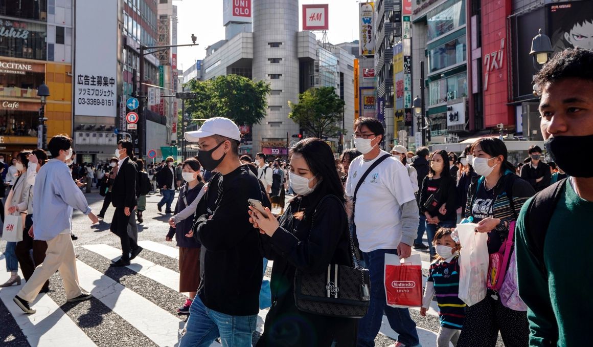Japón declara una tercera emergencia por covid en Tokio a 3 meses de los JJOO. Foto: EFE.