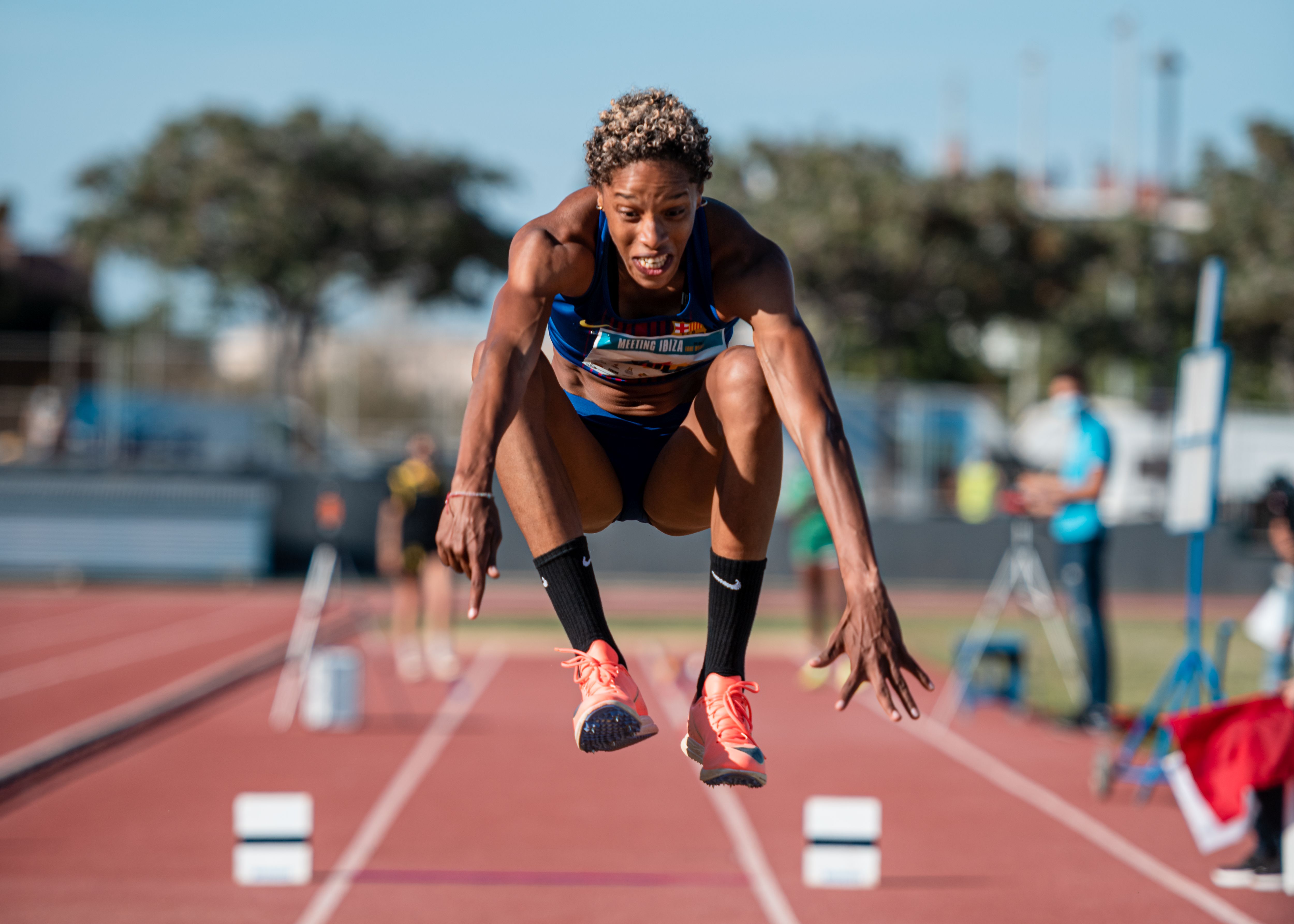 Yulimar Rojas vuela otra vez en Andújar para estar cerca del récord del triple salto. Foto: Sportmedia.