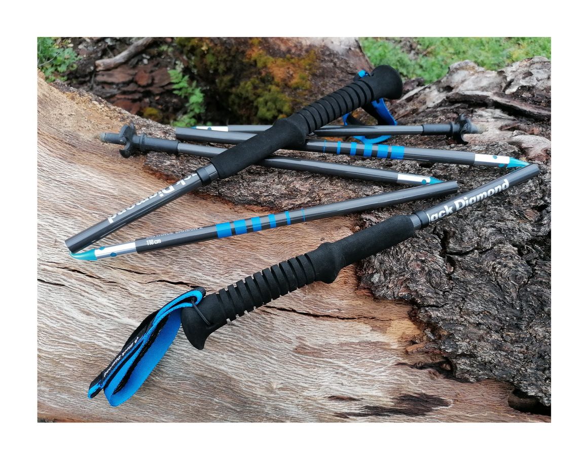Bastones Black Diamond diseñados para practicar trail running