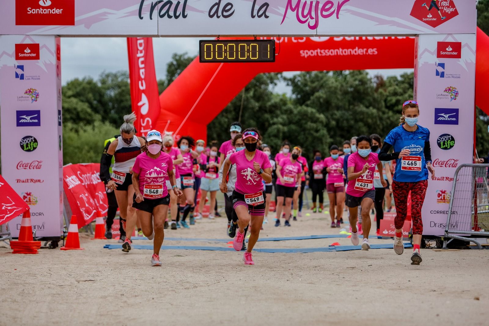 750 mujeres participan en el Trail de la Mujer