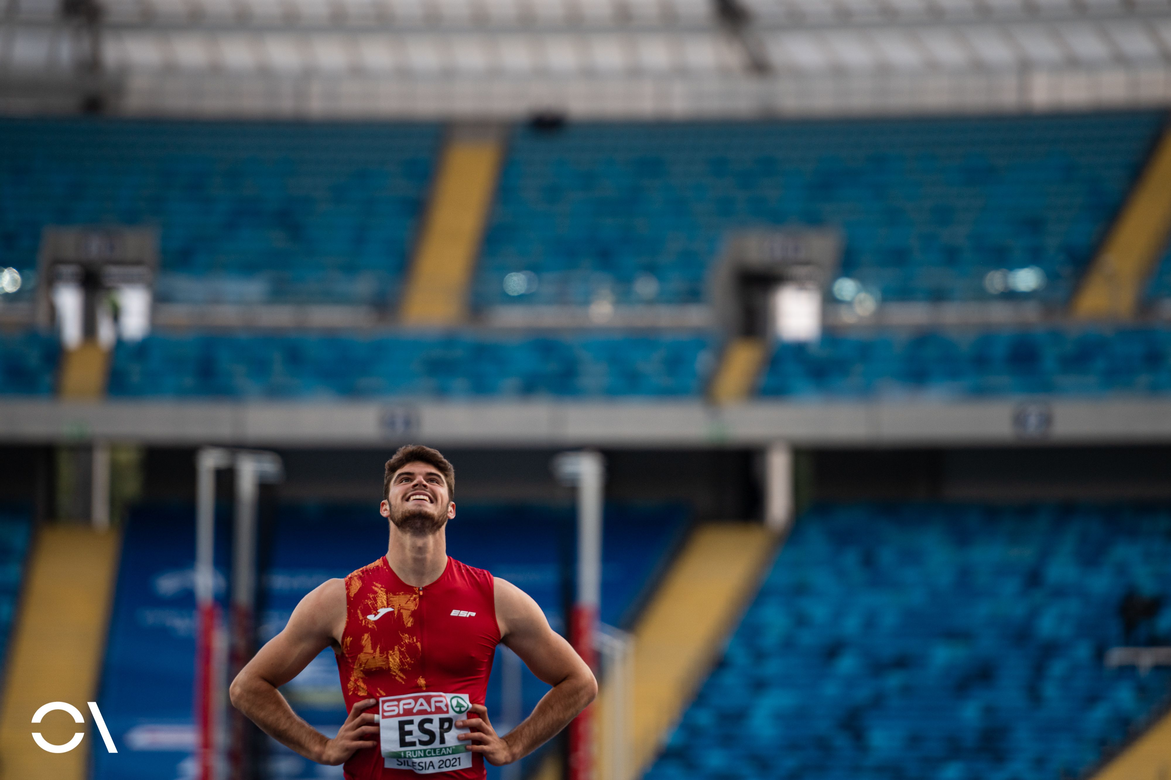 Odei Jainaba batió el récord de España de jabalina y se quedó a 20 centímetros de la mínima olímpica. Foto: Sportmedia.