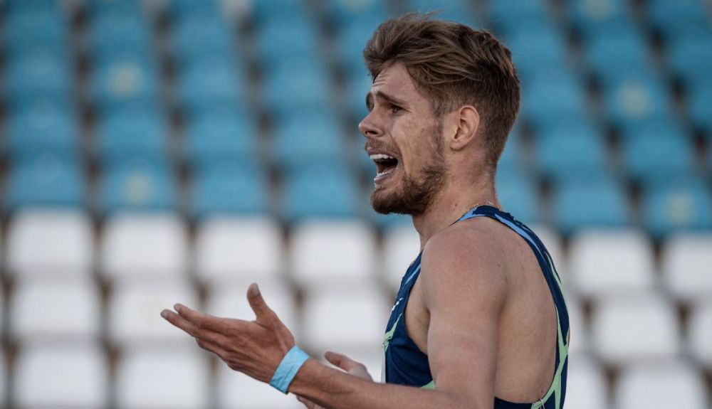 El francés Jimmy Gressier, que logró la mínima olímpica en el Meeting Iberoamericano de Huelva. Foto Sportmedia