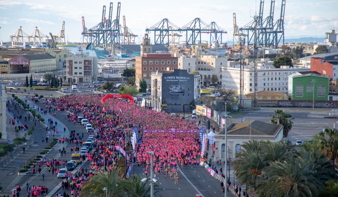Abiertas las inscripciones de la Carrera de la Mujer de València con 4.000 dorsales