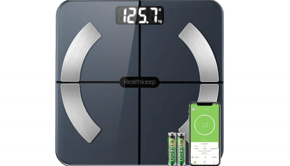 Báscula medidora de grasa corporal wireless