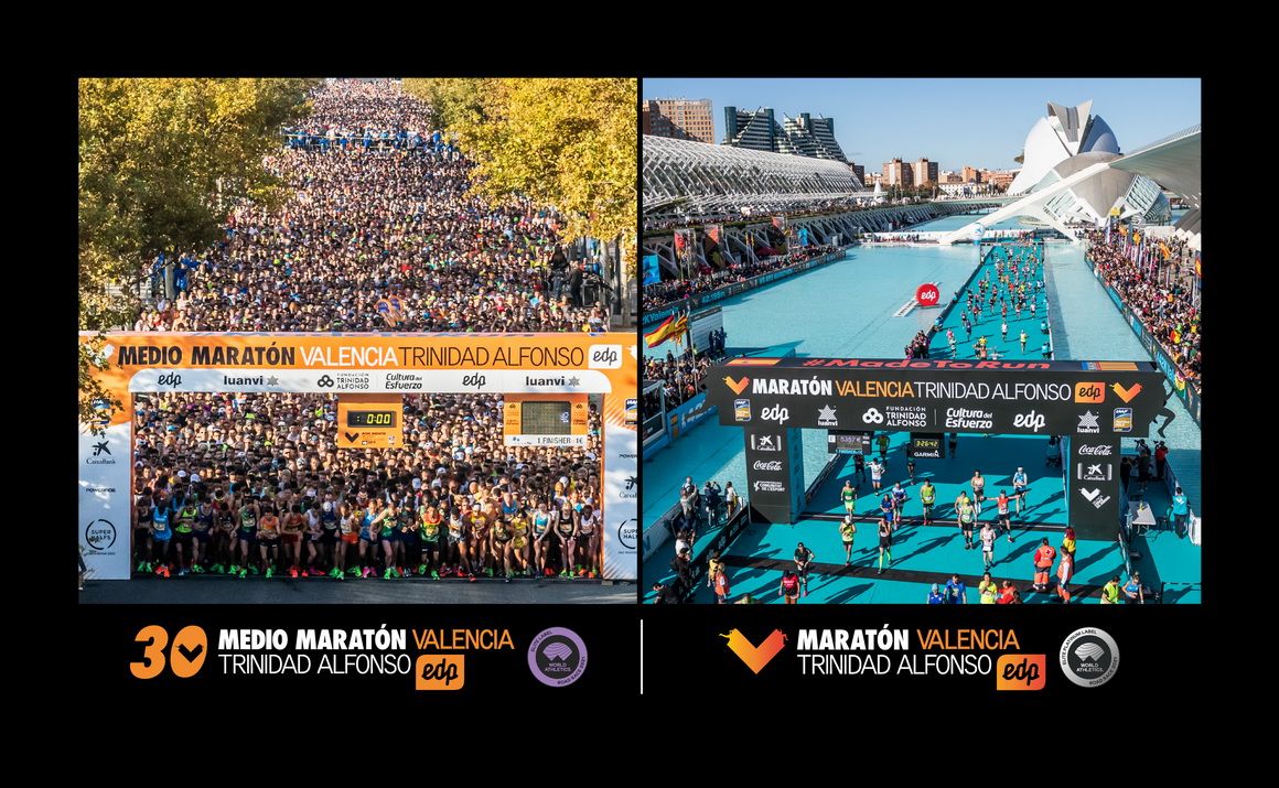 Los dorsales para el maratón y medio maratón de Valencia están muy cotizados