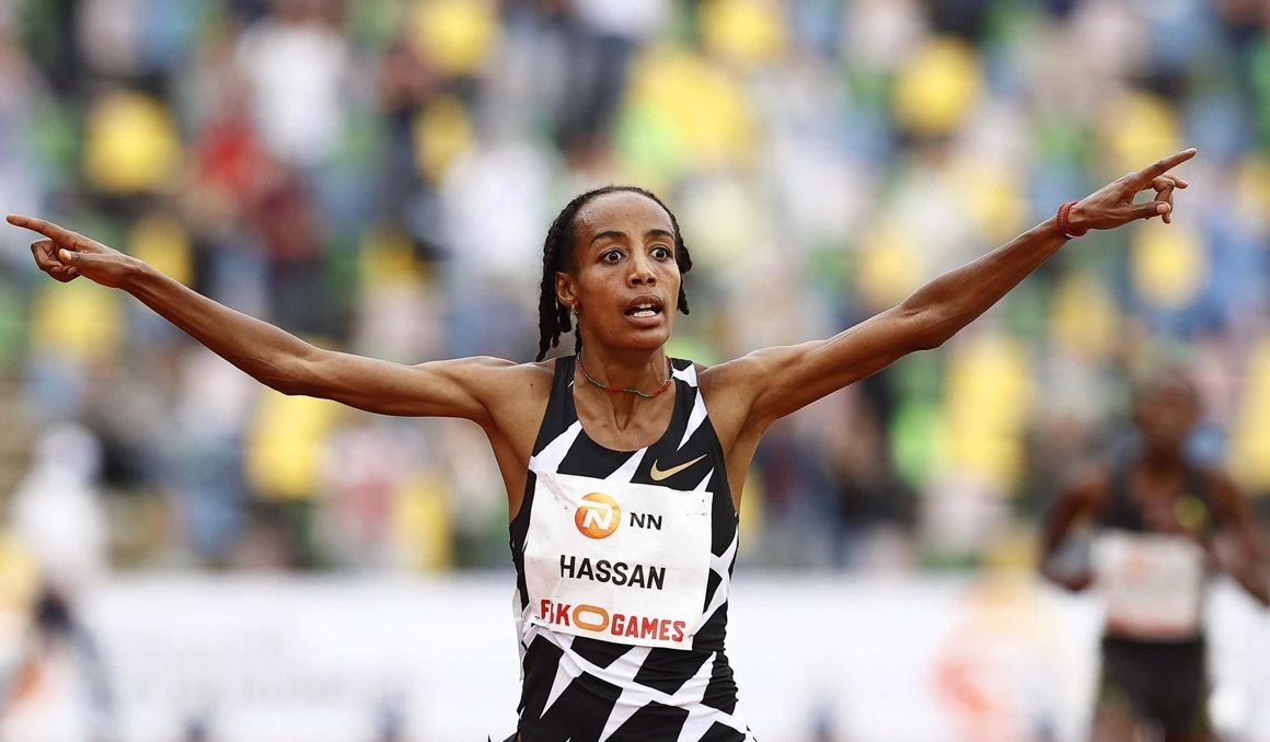 Hassan correrá en Tokio los 1.500, 5.000 y 10.000 metros. Foto: EFE.