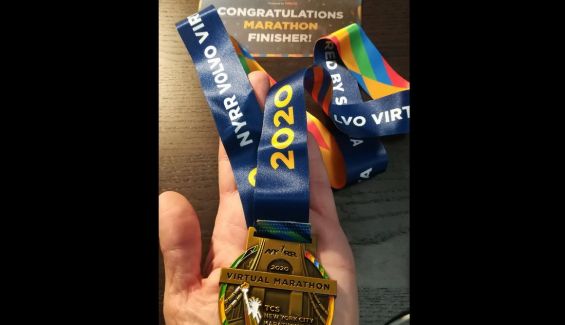 Medalla del 42k MARATHON NEW YORK VIRTUAL 2020 Medalla del 42k MARATHON NEW YORK VIRTUAL 2020