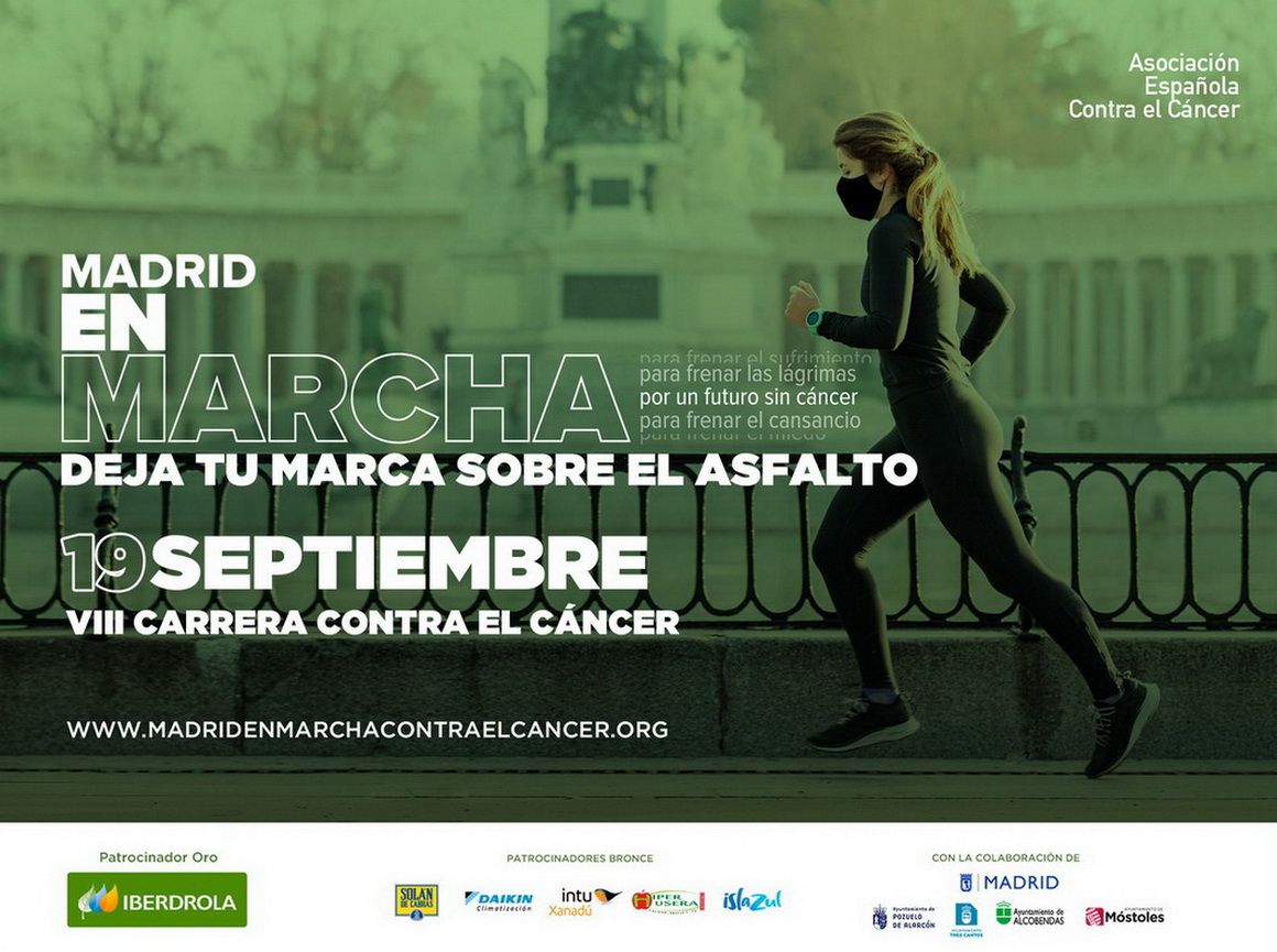 La Carrera contra el Cáncer se celebrará el 19 de septiembre de 2021