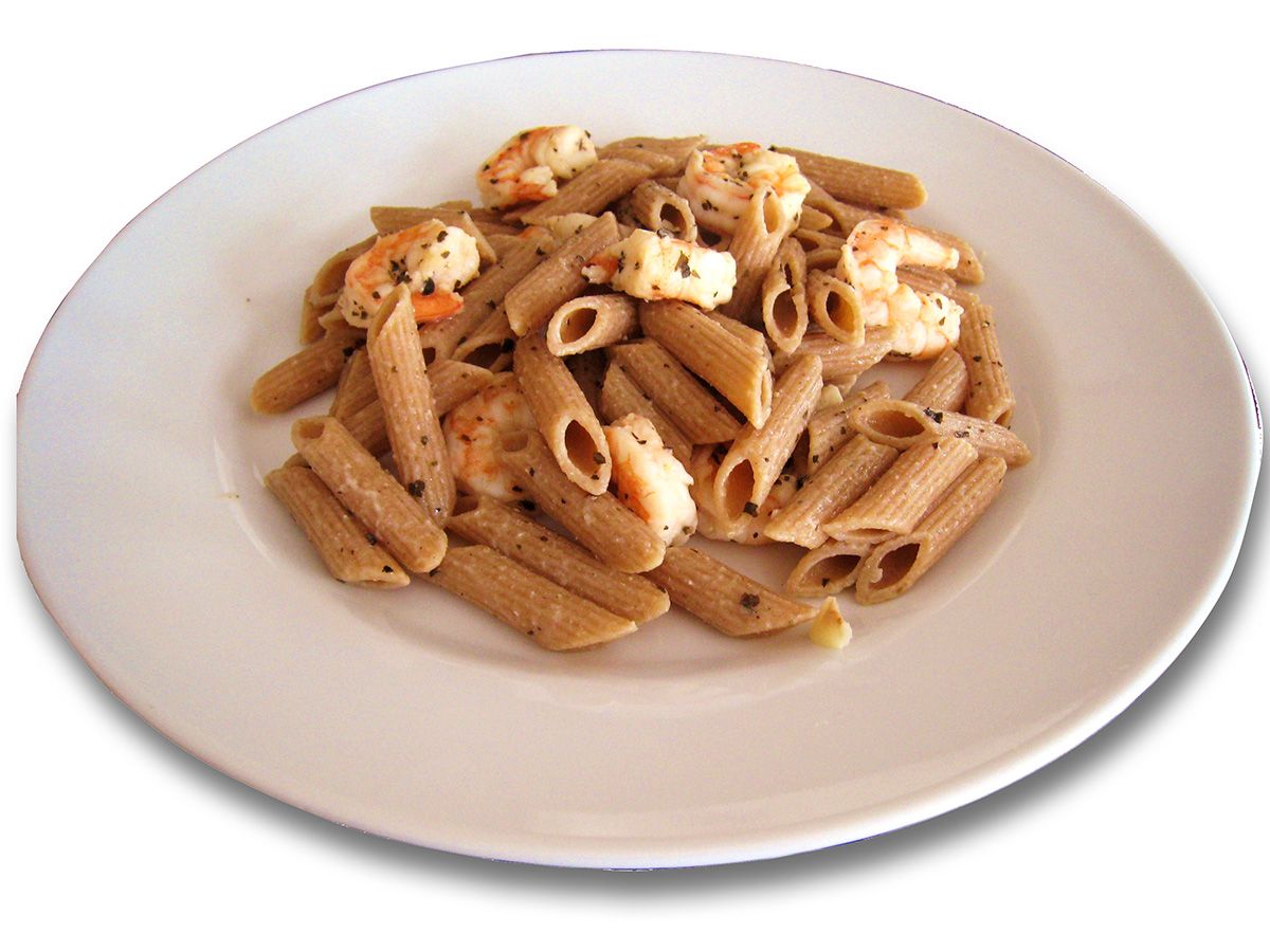 Pasta con marisco