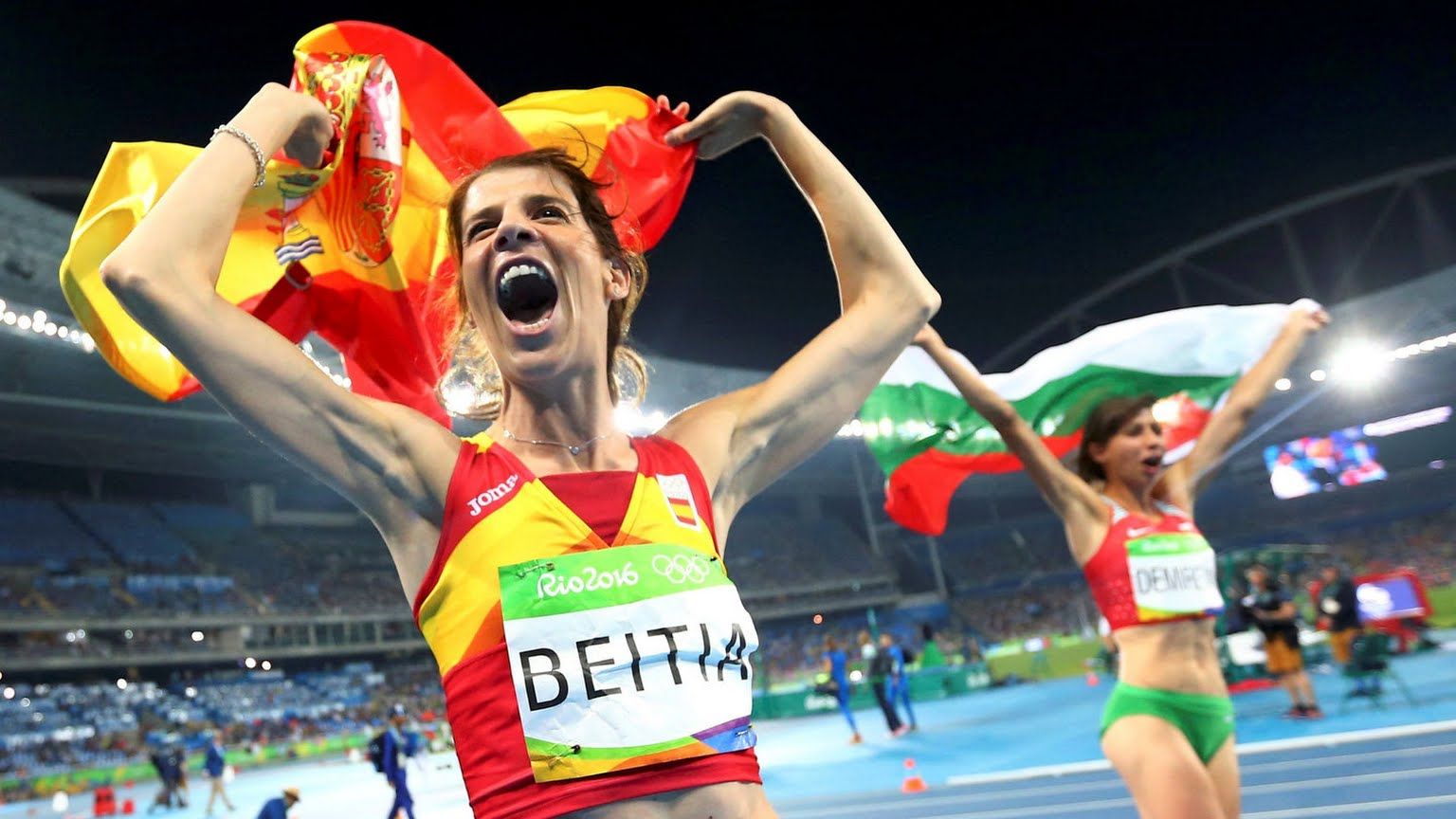 Ruth Beitia en los Juegos Olímpicos de Río de Janeiro, donde ganó la medalla de oro. Ruth Beitia en los Juegos Olímpicos de Río de Janeiro, donde ganó la medalla de oro.