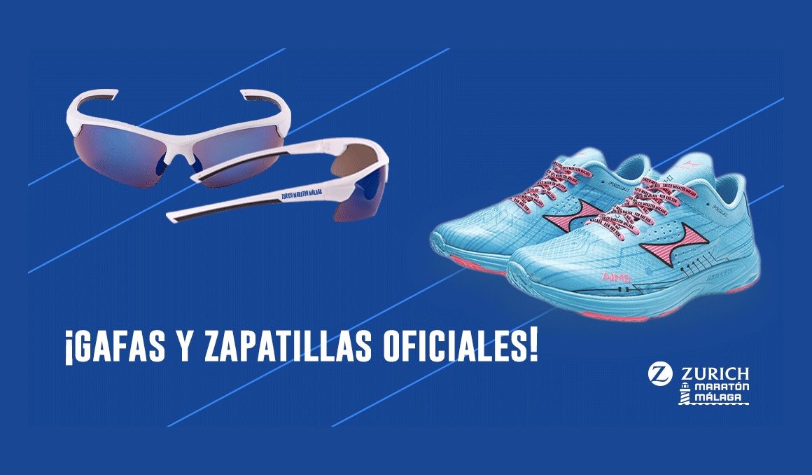 El Zurich Maratón de Málaga contará con gafas y zapatillas oficiales