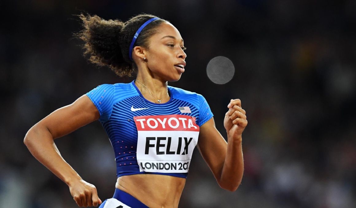 Allyson Felix, la líder del equipo femenino de atletismo de Estados Unidos. Foto: EFE.
