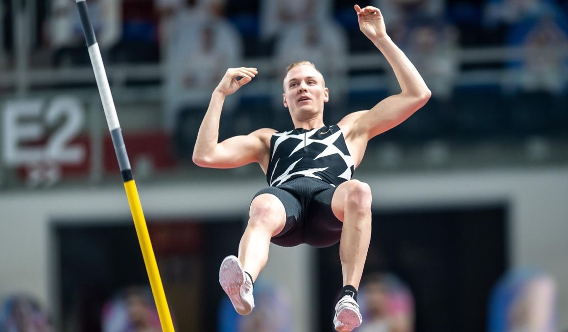 En la imagen, el atleta estadounidense Sam Kendricks. EFE