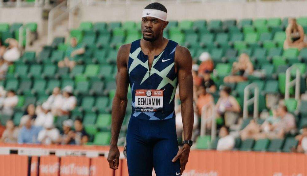 El estadounidense Rai Benjamin, otro de los favoritos en los 400 metros vallas