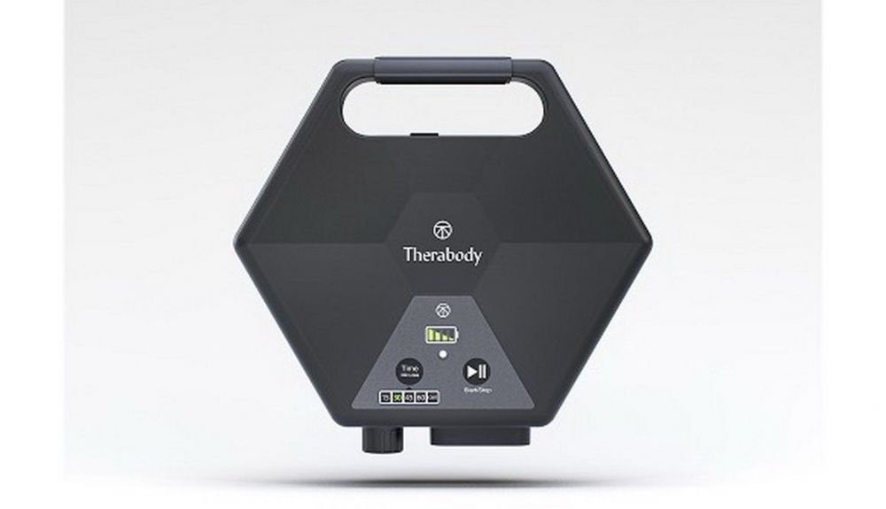 El fácil uso es una de las características del THERABODY Recovery Air
