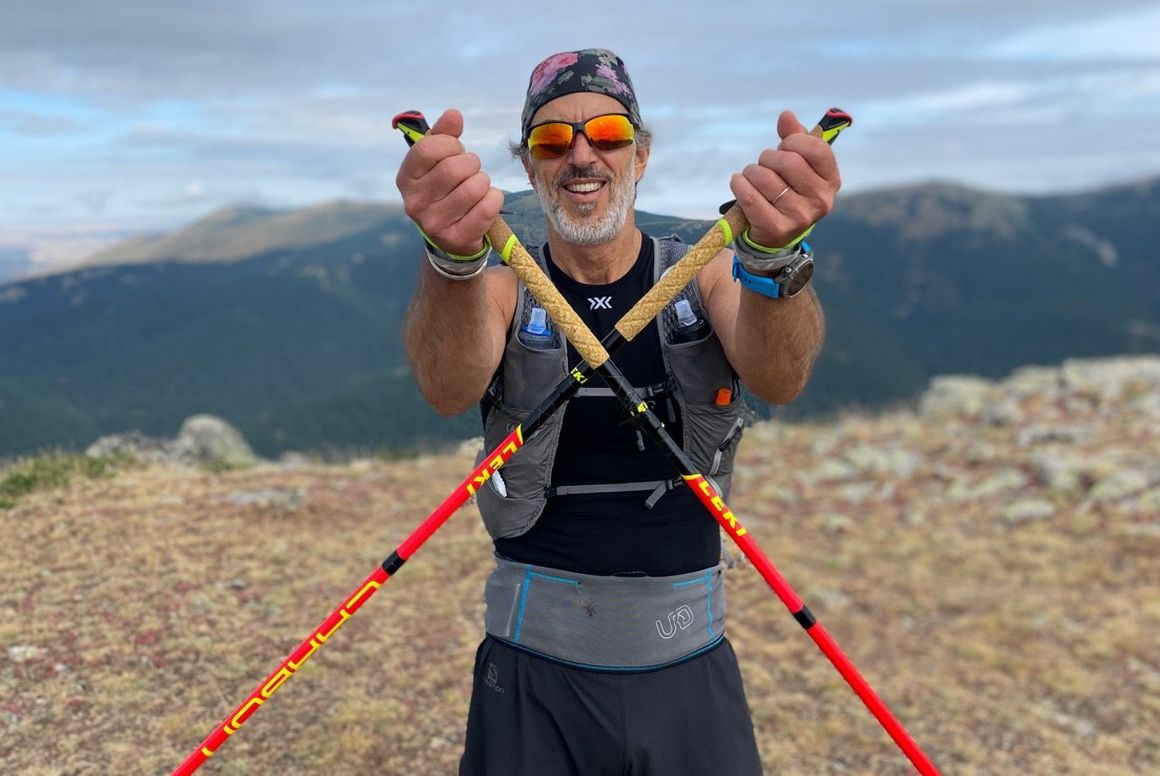 Los bastones Leki son muy útiles para la práctica del trail running