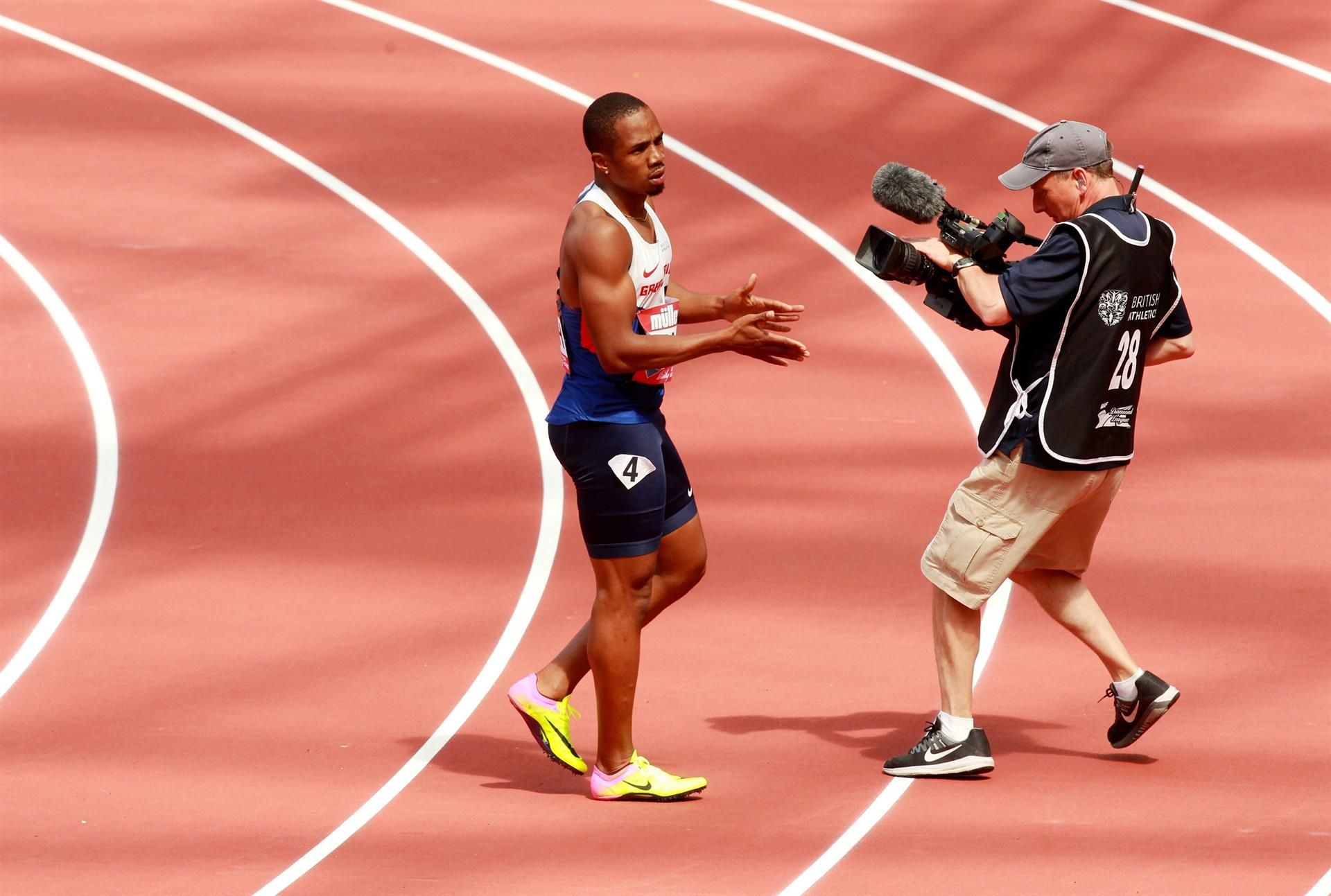 Suspendido por un positivo el medallista británico Chijindu Ujah. EFE.