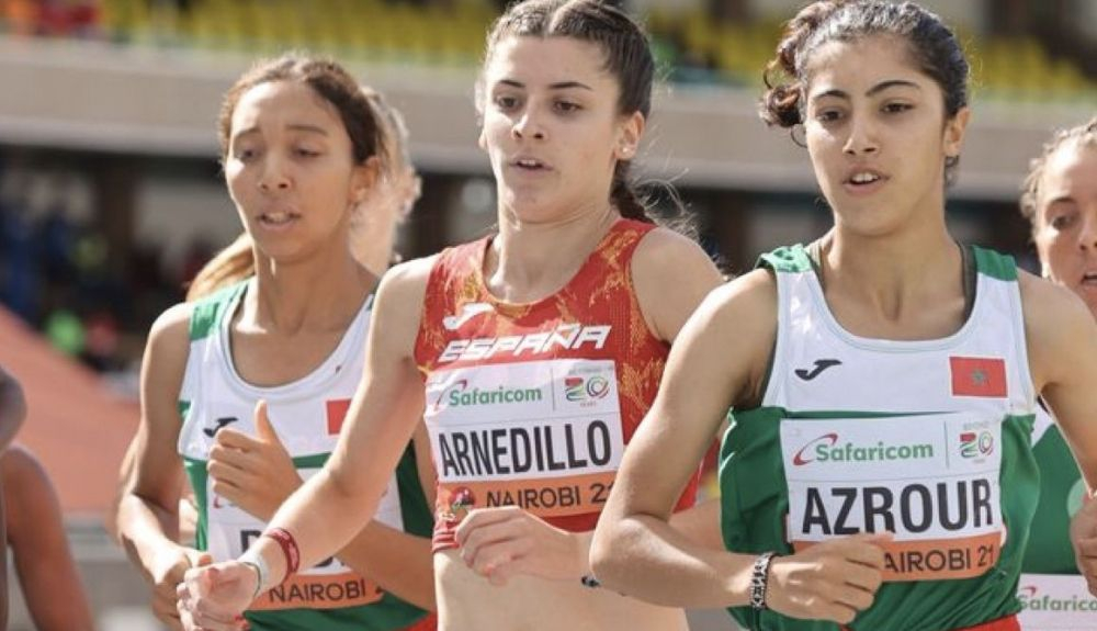 La mediofondista Mireya Arnedillo, sexta en los 1.500 metros. MIGUELEZ : RFEA.