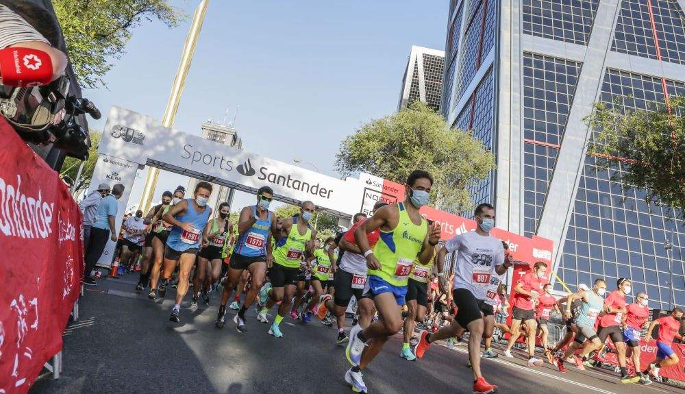 La salida de la Carrera Santander Norte vs Sur tiene lugar en los alrededores de la Plaza de Castilla.