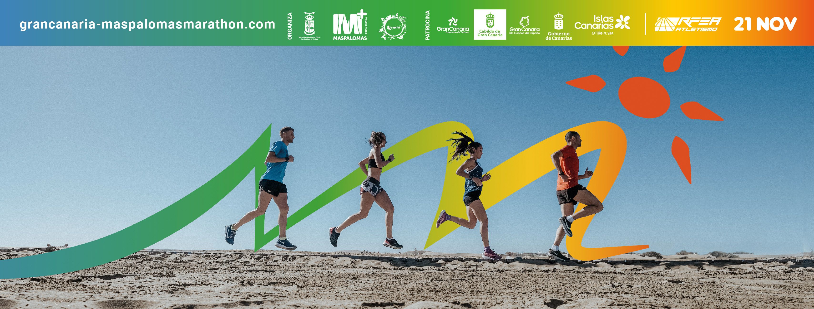 Hay nuevo maratón español: Gran Canaria - Maspalomas Maratón se disputará el próximo 21 de noviembre y será Campeonato de España Master.