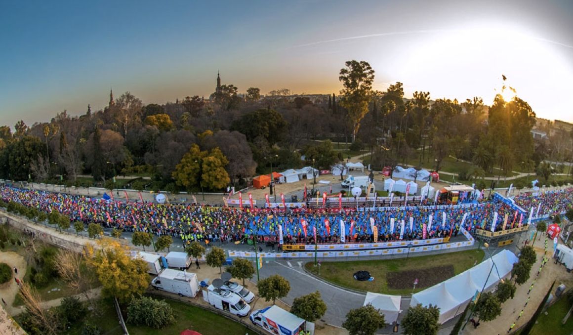 Con Sportravel te aseguras de tener todo controlado hasta la línea de salida del Zurich Maratón de Sevilla.