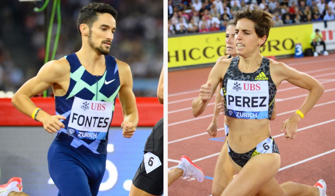 Hablamos con los entrenadores de Ignacio Fontes y Marta Pérez sobre cómo han entrenado estos meses tras los Juegos Olímpicos. EFE.