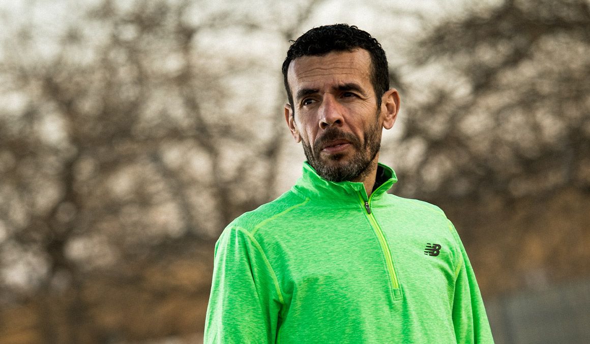 Driss Lakhouaja sigue corriendo a buen nivel, pero su ocupación principal es entrenar, ayudar a mejorar a otros. JORDI LÓPEZ